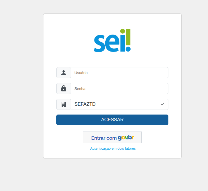 Conheça o SEI
